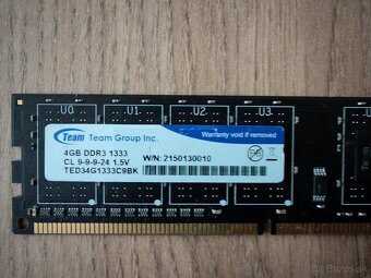 Predám 4GB RAM DDR3 do PC (viac kusov) - 2