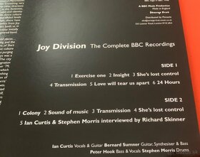 JOY DIVISION -The complete BBC RECORDING Lp - 2