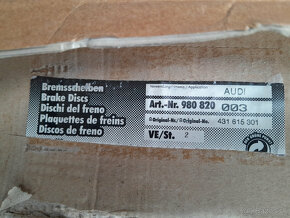 Predam brzdove kotuce na audi, seat, VW c:431 615 301 - 2