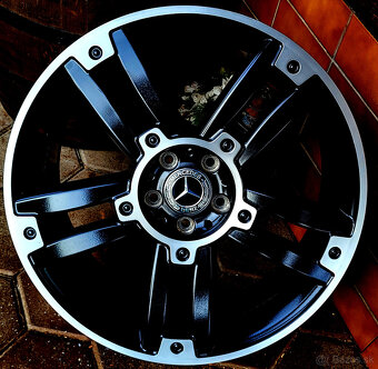 alu R20 5x112 orig. Mercedes GLK, dvojrozmer, bicolor - 2