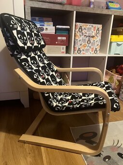 Ikea detské kreslo Poang mačka - 2