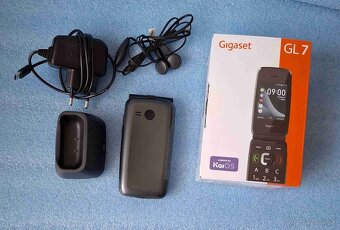 Tlačidlový mobilný telefón Gigaset GL7 - 2