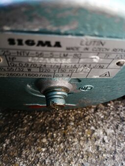 Sigma obehové čerpadlo Typ 25 NTV 56, 230V. - 2
