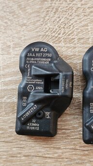 Predám sadu 4ks senzorov tlaku pneu TPMS Škoda, VW, Audi - 2