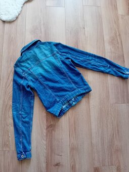 Riflová bunda, H&M, velk. 164 - 2