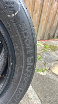 Predám letné pneumatiky Dunlop sport blue response - 2