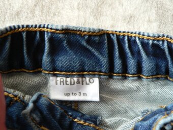 detské džínsy 0-3 mesiace - 2