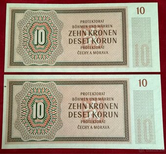 Československé bankovky TOP stav UNC postupky čísla za sebou - 2