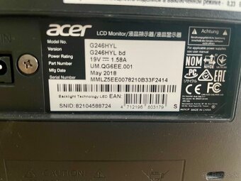 Monitor Acer 24” g246hyl - 2