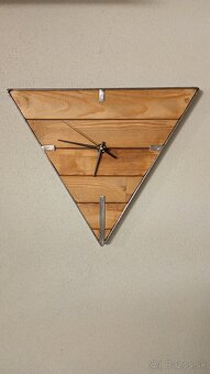 Závesné hodiny hand made - 2
