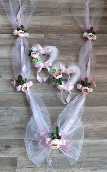 svadobná výzdoba na auto - 2