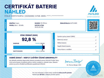 Cupra Born 150kW LED Kamera Tepelko - 2