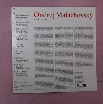 LP platňa - operná legenda Ondrej Malachovský - 2