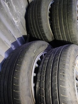 4ks alu disky orig. Volvo 5x108 r16 pneu 205/55 r16 5mm - 2