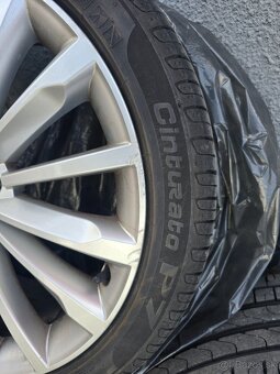 Predám Alu disky R19 SKODA TRINITY+letne pneu 235/40 R19 - 2