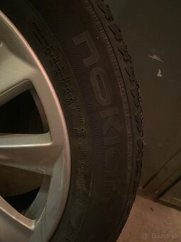 BMW zimná sada - originál alu disky 225/55 R17 - 2