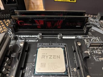 Základná doska + procesor (aj chladič) + DDRAM 16GB - 2