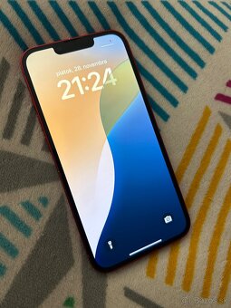 Iphone 13 128GB red - 100% batéria - 2