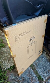 Zrkadlo NORDBORG rozmmer 70x90 biela Nerozbalena Je uplne - 2