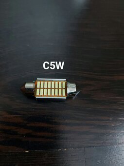 LED žiarovky C5W studená biela - 2