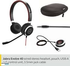 Predám headset Jabra Evolve 40 MS Stereo USB-A - 2
