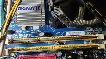 MB+cpu+RAM socket 775 - 2