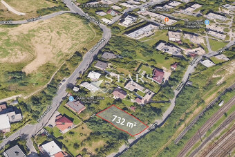 Koliba – 732 m² stavebný pozemok s projektom na 3 byty, výhľ - 2