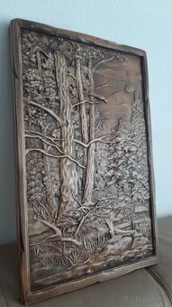 Drevený obraz  53×33cm.hr.3cm - 2