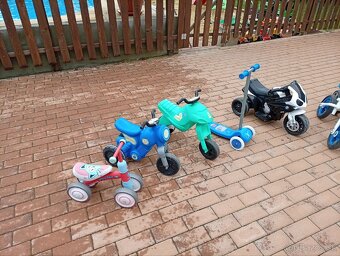 Odrážadlo, bicykel, slapacia motokara, elektrická motorka - 2