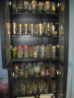 Predam zbierka starozitny pohar, vaza, karafa 19.-20.st - 2