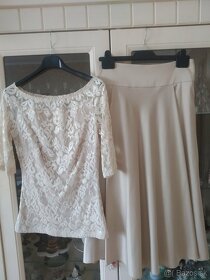 Slávnostné šaty - top a sukňa zn. Chantall - 2