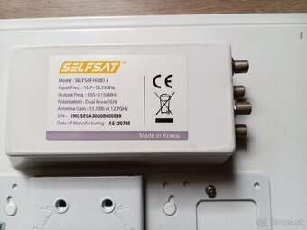 Vu+ Ultimo HD + SELFSAT-H30D Quad + Finder + držiak - 2