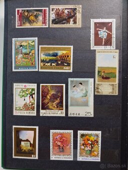 umenie - partia známok - 2