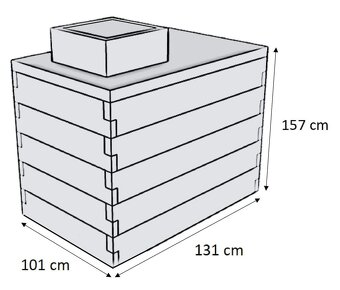 Vodomerná šachta skladačka - 2