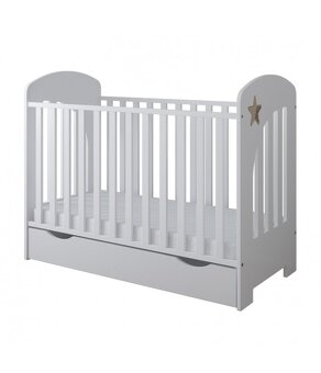 Detska postielka so zasuvkou 2v1 - 2