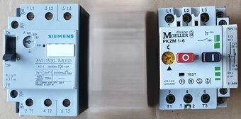 stýkače + istiace relé + ističe + motorové spúšťače - 2