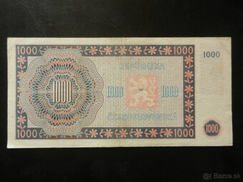 Bankovka 1000Kčs 1945 - 2