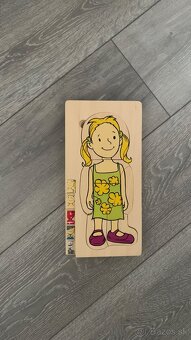 Drevené puzzle goki - ľudské telo - 2