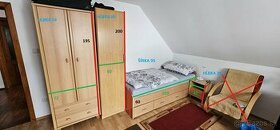 Nábytok do detskej izby + posteľ + matrac - 2