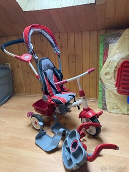 Little tikes trojkolka perfect fit 4 v 1 červená - 2