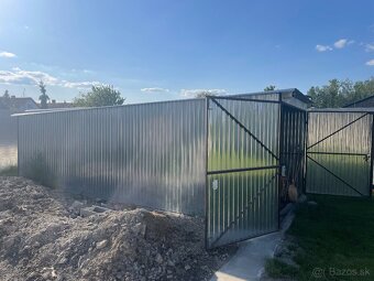 Na predaj plechová garáž 3x7 m - 2