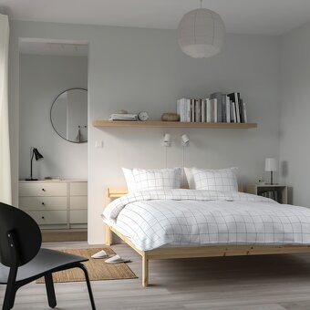 Postel IKEA Neiden s rostom aj matracom - 2