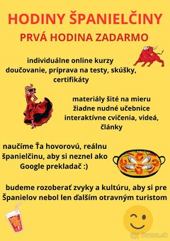 HODINY ŠPANIELSKEHO JAZYKA - 2