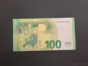 100 eur 2019 série VA, Mario Draghi, stav N / UNC - 2