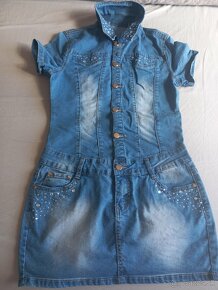 Dámske riflové šaty - 2