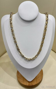 NOVÁ Masívna zlatá retiazka zo 14k zlata - Korai - 2