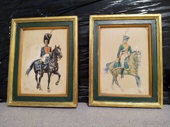 Obrázky důstojníků kavalerie - 2