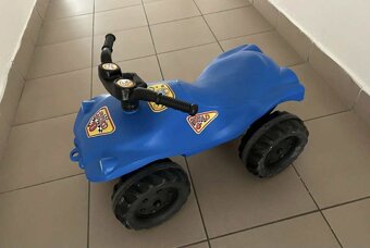 Detské odrážadlo - modrá štvorkolka - 2