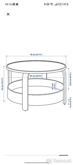 Predám konferenčný stolík Ikea - 2