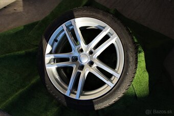 18”----ORIG---DEZENT---AUDI---A4--B8--5x112 R18---ZIMNA SADA - 2